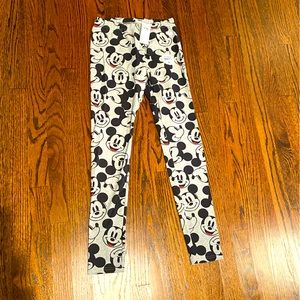 Abercrombie kids girls 15/16 NEW with tags Mickey Mouse leggings